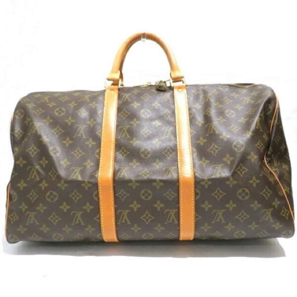 Louis Vuitton Monogram Keepall 50 M41426 Bag Boston Unisex